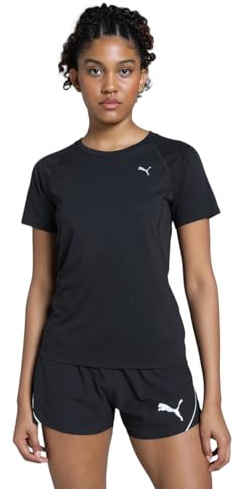 PUMA Damen Velocity Tri-Blend Lauf-T-Shirt XS, Black