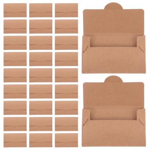 TOVINANNA Lot De 50 Pochettes Pour Cartes De Crédit Enveloppes Pour Hôtels Pochettes De Collecte De Cartes En Papier De Cartes Inscriptible Et Imprimable