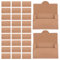 TOVINANNA Lot De 50 Pochettes Pour Cartes De Crédit Enveloppes Pour Hôtels Pochettes De Collecte De Cartes En Papier De Cartes Inscriptible Et Imprimable