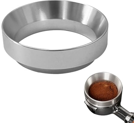 51mm Magnetic Espresso Dosing Funnel, Aluminum Alloy Portafilter Dosing Ring, Coffee Dosing Funnel for 51mm Portafilter, Barista Coffee Machine Accessories