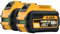 DCB200 MAX Flexvolt Compatible with Dewalt Battery DCB606 205 DCB206 DCB209 DCB182 Power Tool Battery 20V/60V 18000mAh(9000mAh 2pcs)