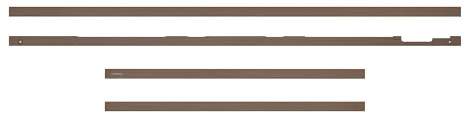 Hisense 55 inch Canvas TV Frame - Walnut