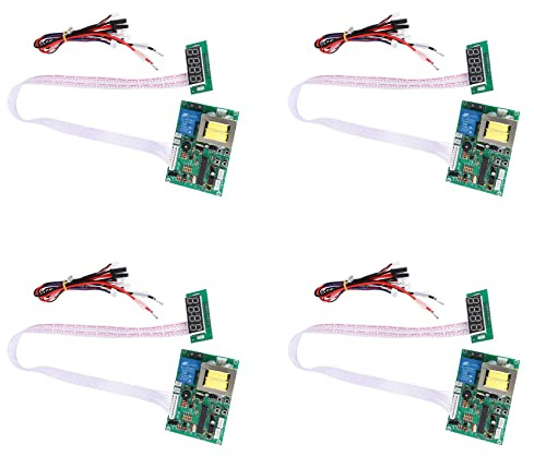 Tuminsi 4X -16 220V Conmutador de Monedas Tablero del Temporizador Tablero de Control Fuente de Alimentación para Aceptador de Monedas Operado con Monedas