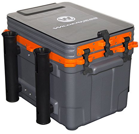 Wilderness Systems Kayak Crate - 4 Rod Holders - Kayak and Boat Tackle Storage - Fits Anglet Boats