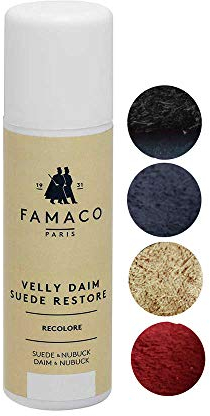 Famaco - Applicateur Velly Daim 75ml - Couleur BISCOTTE - Restaure la Couleur du Daim