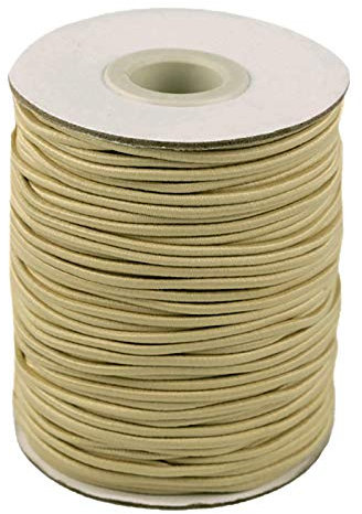 50m Spule Gummikordel Gummischnur 2mm Bekleidungsgummi Hutgummi, 29 Farben