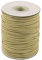 50m Spule Gummikordel Gummischnur 2mm Bekleidungsgummi Hutgummi, 29 Farben, Farbe:beige