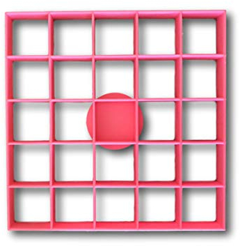 25 x1 size squares multi Cookie Cutter (5 x 5 in)