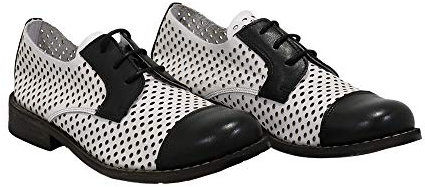 Felmini - Scarpe Donna - Innamorarsi Com BEJA C374 - Scarpe Stringate - in Pelle Genuina - Multicolore - 37 EU Size