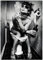 Wallario selbstklebendes Poster - Kloparty - Sexy Frau auf Toilette mit Zigarette und Schnaps, Aufkleber in Premiumqualität, Klebefolie Größe: 70 x 100 cm (Riesenposter)