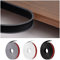 Flintronic U-Form Selbstklebend, Weichsockelleiste für Küche und Badezimmer, Möbelkantenband, Flexible TPE Faltbarer Kantenschutz für Schrankkanten,Abschlussleiste, Arbeitsplatten(Schwarz, 20mm *5m)