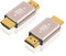 Duttek Adattatore HDMI 2.1 Maschio a Maschio, Confezione da 2, Supporta 8K 60Hz, 4K 120Hz HDR, Dolby, eARC, HDCP2.3 per Laptop, PC, Monitor, Roku TV