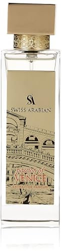 Swiss Arabian Passion of Venice Uni-Parfüm-Extrakt, 100 ml – eine luxuriöse Fusion aus grünen Noten, Jasmin und warmem Ambermoschus – ein fesselnder und zeitloser Duft