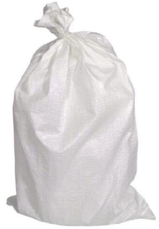 MIKONI 50 x PP Säcke 60 x 100 cm Getreidesäcke Gewebesäcke Getreidesäcke Gewebesäcke Laubsack Getreidesack Hochwassersäcke Sandsäcke Transportsäcke Lagersäcke Gartensäcke 50 kg