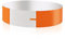 Vicloon Event Armbänder, 100 Stück Festival Armbänder, Papierarmbänder Wasserdicht Armbänder 19 x 255mm Eintrittsbänder zur Kontrolle und Sicherheit bei Veranstaltungen und Events, für Partys(orange)
