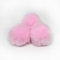 SYSUII 10 Stück Kunstfell Bommel 7cm Kunstfell Fellbommel Pompon Pom Ball DIY Fell Pom Poms für Damen Tasche Mützen Anhängern Dekoration Schlüsselanhänger Charms Strickmütze Zubehör -Pink