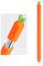ELETIUO Silikon - Schutzhaube für Apple Pencil (USB - C) | Anti - Rutschgriff mit Kappe | Magnetkompatibel für Apple Pencil 3. Generation | Karotten - Design