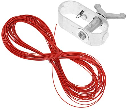 VANZACK 1 Juego Cabrestante para Piscina Cable de Acero Herramientas al Aire Libre Herramienta Fija para cobertor de Piscina Herramienta para apretar Cables Sujetar alberca