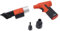 Mini Ventilateur Turbo Violent, Puissant Souffleur de Poussière électrique Multifonction Portable, 120 000 TR/Min, Léger pour l'extérieur (Rouge)