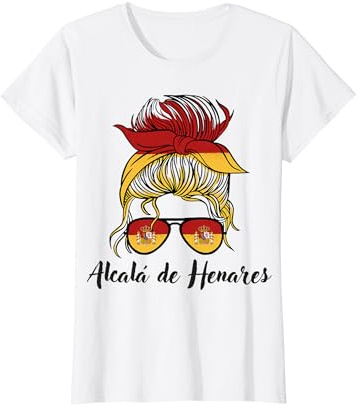 Alcalá de Henares Girl, Bandera España España Camiseta