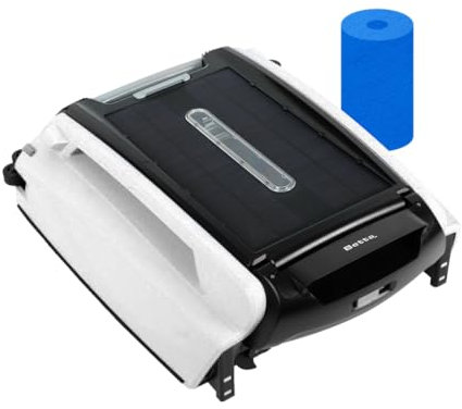 Betta SE Solar-Powered Robotic Automatic Pool Skimmer Cleaner with 30+ Hour Cleaning Battery, Pool Skimmer Anti-Stuck Foam Noodle, and Re-Engineered Twin SCT Motors (White)