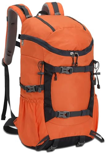 jianyana Wanderrucksack 30L Trekkingrucksack Reiserucksack Wasserdichter Campingrucksack für Wandern Camping Bergsteigen Reisen Sport Herren Damen