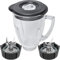 Récipient De Rechange Pour Mixeur Compatible Avec Osterr Blender 6 Cup 1.25 Litres, Vaso De Licuadora Osterr 48 Ounce 12 Speed Round Glass Jar Avec Ice Blade, Bottom Cap Base, 8 - Piece Blender Kit