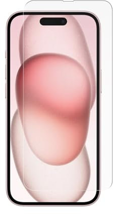 Movilrey Protector Pantalla para Apple Iphone 15 Cristal vidrio templado de movil | Antiarañazos | Antihuellas | Dureza 9H | Ultra fino | Ultra Transparente | Ultra Resistente