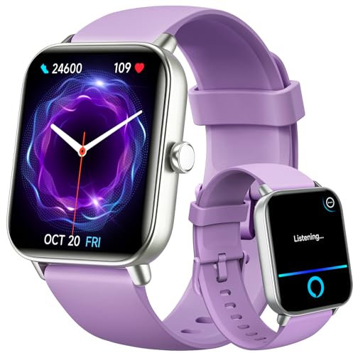 Smart Watches for Women - Answer/Make Calls, Alexa Built-in, 1.8 HD Ladies Smartwatch with Heart Rate/SpO2/Sleep Monitor, IP68 Waterproof, Fitness Watch for iPhone/Samsung/Android, 100+ Sports