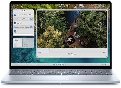 Dell Inspiron 16 5645 Laptop | 16” FHD+ (1920 x 1200) Display | AMD Ryzen 5.1ghz 7 8840U | Blue | AMD HawkPoint Graphics | 2 TB SSD | 32GB Ram | Windows 11 Pro | MS Office | (Renewed)