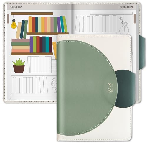 BIROYAL Book Journal: Reading Journal mit Platz für 52 Bücher – 224 Seiten Lesetagebuch A5 zum Notieren Nachdenken und Freude am Lesen – Bookish stuff, Bücher zubehör, Buch Gadgets, Lese Gadgets