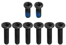 JINTAI Juego de 8 tornillos de base para HP Chromebook x360 de 14 pulgadas 14b-cb negro (6 largos, 2 cortos)