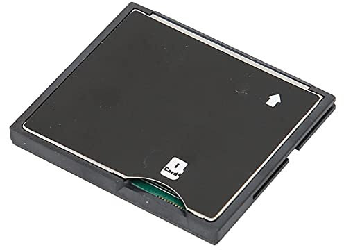 Hamwesh Lector de Tarjetas SD, Adaptador de Tarjeta de Memoria Flash Compacta con Adaptador Slim Multi SD a CF para la Cámara DSLR y los Dispositivos Digitales Que Admiten hasta 512 GB de Enchufe y