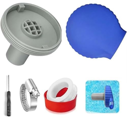TUIBEIDAMAI Pool Einlaufdüse, Pool Düse, Pool Auslassdüse Ø32 mm mit Pool Anschluss Zubehör,Pool Einströmdüse für Intex Bestway Pool Düse Auslass Ausströmer Zubehör