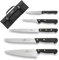 Sabatier - Malette du cuisinier 5 couteaux professionnels français lames acier inox manches à rivets