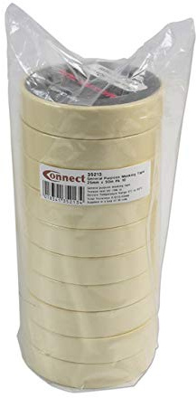 Connect 35213 General Purpose Masking Tape 25mm x 50m 10pc