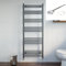 DuraTherm® 1600 x 600mm Flat Straight Heated Towel Rail Radiator Dual Fuel Bathroom Warmer Wall Mounted Ladder Rad Anthracite Thermostatic, 300W