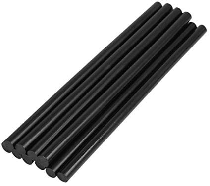 X AUTOHAUX 10 Pcs 7x150mm Car Auto Hot Glue Sticks Paintless Dent Repair Black