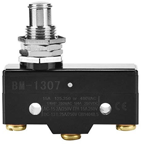 Broco Final de Carrera, Interruptor 1pc Micro palpador final de acción rápida de plata de contactos (BM-1307)