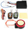 Diebstahlsicherheitsalarm Motorrad Alarmsystem 125 dB, 12V Universal Motorstart mit Fernbedienung 125db Universelle wasserdichte Drahtlose Diebstahlsicherung Alarmanlage Funkalarmanlage