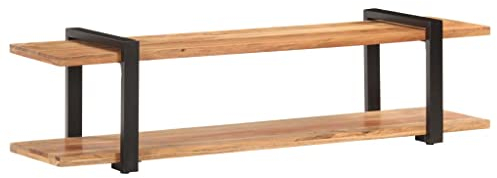 vidaXL Meuble TV Table Basse Buffet Centre de Divertissement Salon Salle de Séjour Maison Intérieur 160x40x40 cm Bois d'Acacia Massif