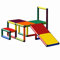 Move and stic Einsteiger Sissi Spielplattform mit Kleinkindrutsche für Kinderzimmer oder Spielzimmer genauso geeignet wie im Garten Multicolor