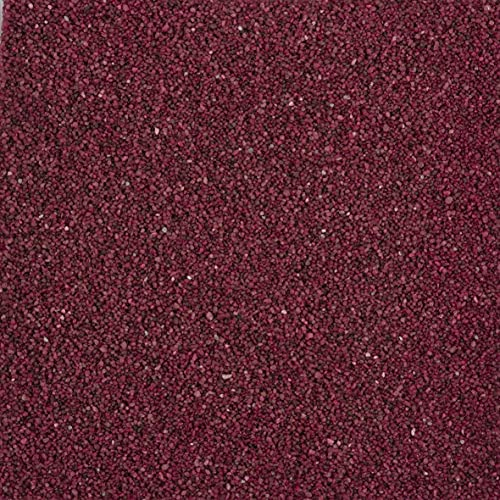 2,5 Liter Dekosand Farbsand im Eimer, 4 kg, bruchsichere Verpackung, Made in Germany (Burgund)