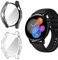 ToVioc Cover Compatibile con Huawei Watch GT 3 42mm Custodia Full Protezione, [2 Pezzi] [Anti-Graffio] Shell con Pellicola Protettiva per Huawei Watch GT 3 42mm - Nero & Trasparente