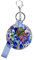 Porte-clés Miroir, Asudaro Porte-clés Miroir Rond Portable Bling Compact Cosmétique Pliant Avec Mignon Dames Pendentif Clé Accessoires Pour Femmes Sac à Main De Voiture