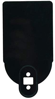 Evarbuild Nummern Schild für M365 Roller Kennzeichen Halter Warn Schild Roller Skateboard ZubehöR Schwarz