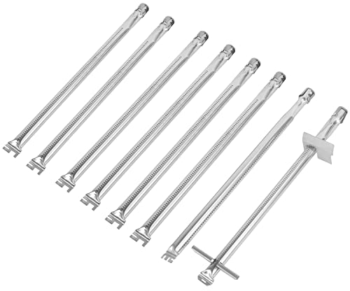 67558 Grillbrenner-Rohr-Set für Weber Summit 660 Summit 670 Grills, Edelstahl, 8 Stück