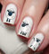 Cute Sheep Nail Art Decal Sticker