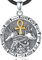 EUDORA Harmony Ball Sterling Silber 925 Anubis Kette für Damen Herren, Antikes Ägypten Anubis Amulett Energie Anhänger, Vintage Ägypte Runen Ankh Kreuz Auge des Horus Schmuck Geschenk für Herren