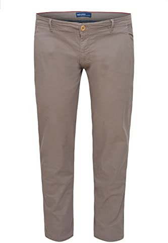 Blend BHNatan BT Herren Chino Hose Stoffhose Chinohose mit Stretch große Größen bis W50, Größe:42/30, Farbe:Granite (70147)